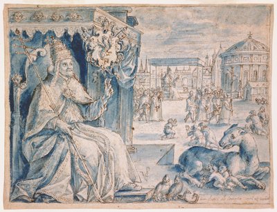 Pope Paul V (1552-1621) by Crispin  Passe